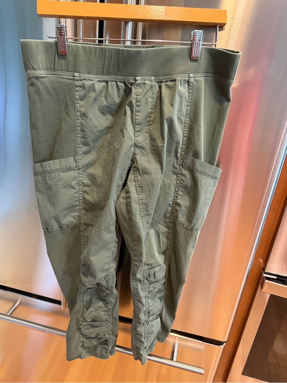 Woman’s Olive Green Utility Cargo Pants